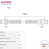 Schläfer 802690 Flexible Universal Stainless Steel Shower Hose with Universal