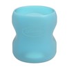 Dr. Brown's Options+ Wide-Neck Glass Bottle Sleeve, 100% Silicone, Blue,