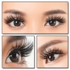 【Voluminous】 Dramatic 3D Siberian Mink Lashes, Handmade Criss-crossed Mink Fur
