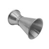 NUZAMAS Measuring Cup 15/30ml 304 Stainless Steel Double Head Beaker