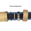 tecuro High Quality Brass Clamp Connector Ceiling Angle 1/2 Inch