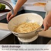 Metal Colander 2 Pack, Strainer Bowel with Handles 2Qt &
