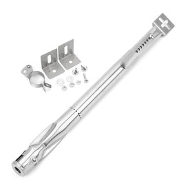 onlyfire Universal Gas Grill Burner Tube Replacement, Stainless Steel, Adjustable 36 cm to 50 cm, Adjustable Gas Burner, Diameter 12 mm