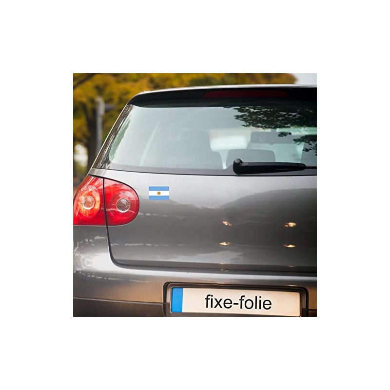 Generisch Set of 10 Flag Stickers Argentina Car Sticker