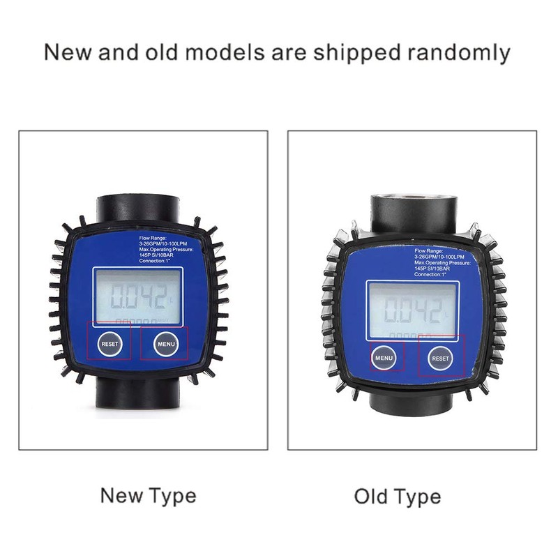 Digital Display Meter, Inline Digital Meter, High Accuracy Water Diesel
