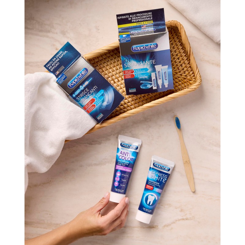 Rapid White Express White Toothpaste Optical Whitening Technology Mint Flavour