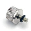 LEXOR CNC 1/4-20" Knurled Seat Bolts Universal Fit Harley Sportster