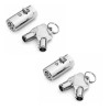 M LOCK Lot of 2 Vending Plug Lock Universal Replacement