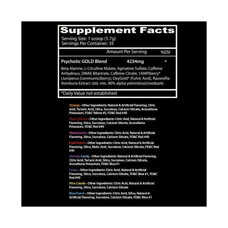 Psychotic Gold:_60_Blue Punch