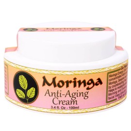 Moringa Anti Aging Cream 13 Natural Herbs with Antioxidants 3.4 oz