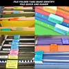 File Folder Tabs Hanging File Folder Labels 60 Sets Plastic