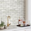 STICKGOO 10-Sheet Subway Tile Cream Peel and Stick Backsplash, Beige