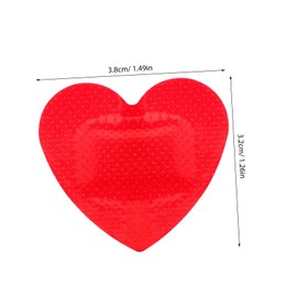 minkissy 25pcs Shaped Woundplasts Patches Small Patches Cloth Patches -shaped Patches Burn Waterproof Red