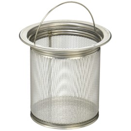 SANEI H650AF Sink Drain Stopper Basket, Catches Fine Garbage, Stainless Steel, For BL Spec Sinks, Silver