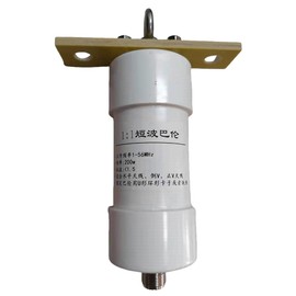 Aswalling 1:1 Balun 200W Short Wave Balun 1-56MHz for Inverted V/Positive V/Horizontal Antenna Application
