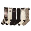 Kids Girly High Socks 6 Pairs Girls Cute Socks 19~23cm