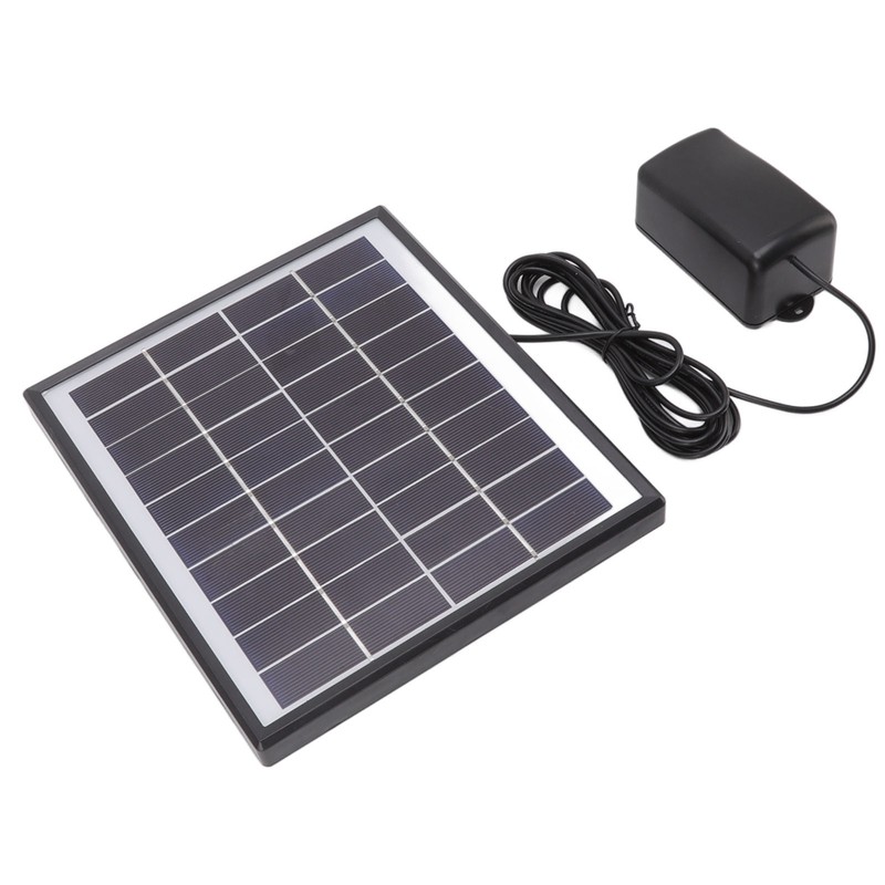 Solar Oxygen Pump 10V 6W Shockproof Small Lightweight Solar Water