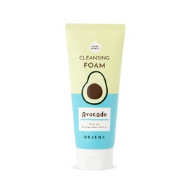 ORJENA Smile Day Cleansing Foam Avocado 180ml – Espuma Limpiadora Facial Hidratante y Nutritiva con Extracto de Aguacate
