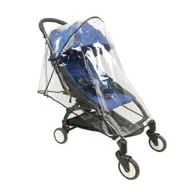 JINGYOU Baby Stroller Cover, Rain Cover, Rain Cover for Stroller, Windproof, Fluffy, Universal, Portable, Multi-Purpose, Both Sides, Breathable, Dustproof, Pollen Proof, Rain Protection, Transparent