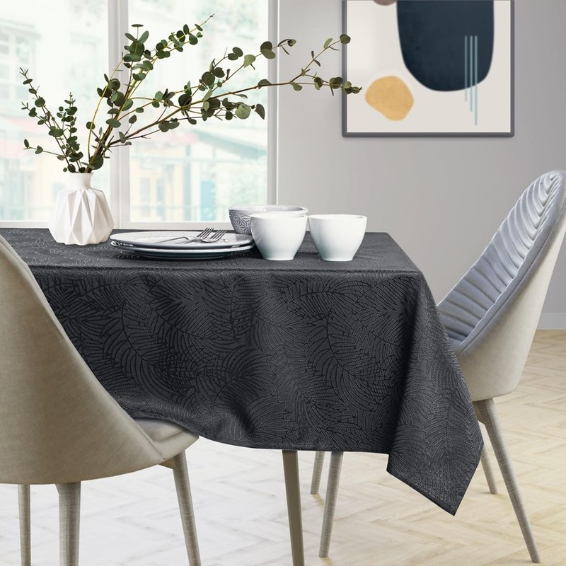 AmeliaHome Tablecloth, Lotus Effect, Water-resistant