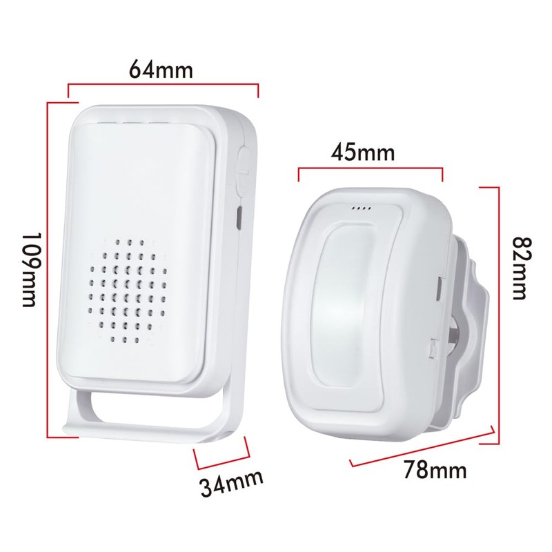 Motion Sensor Detector Entry Alert Alarm, Shop/Store/Office/Home Home Security Welcome
