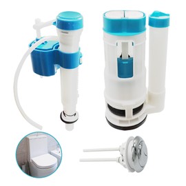Toilet Flush Replacement,Wieat Dual Flush Fill Toilet Cistern Kit,Universal Toilet Flush System for Home Bathroom
