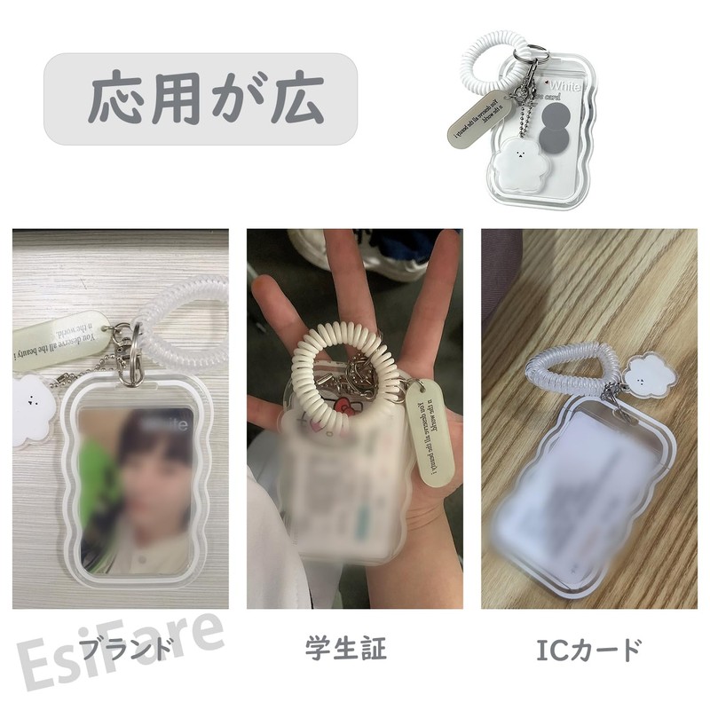 EsiFare Card Case, Key Holder, Clear on Both Sides, Set