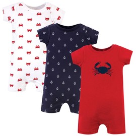 Hudson Baby Baby Boys' Cotton Rompers