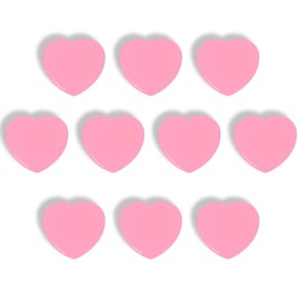 DUJEQM Fridge Magnets Refrigerator Magnets, 10Pcs Magnet Strong Magnets Heavy Duty Magnets Small Magnets for Whiteboard, Heart Funny Cute Mini Magnets for Fridge Locker Kitchen Office Classroom, Pink