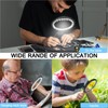 Neck Magnifier Hands Free with Light, 10X 5.2 Large Magnifying