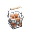 KitchenCraft Living Nostalgia Wire Egg Basket - Grey