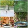 AISITIN 1.5W Solar Powered Water Pump –6 Nozzles for Bird