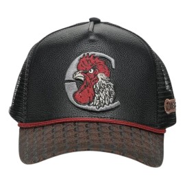 Gorra Cuadra Piel Mod.gcf25 Para Adulto