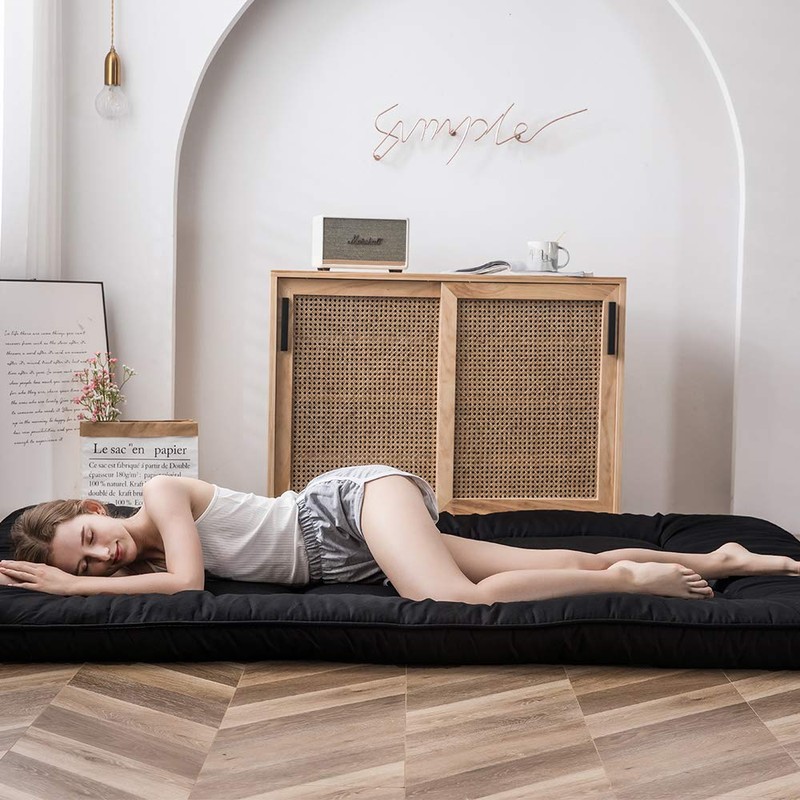MAXYOYO Japanese Floor Mattress Futon Mattress, 4" Thicken Tatami Mat