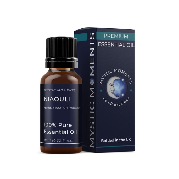 Mystic Moments | Niaouli ätherisches Öl 10ml - reines und natürliches Öl für Diffusoren, Aromatherapie und Massage -Mischungen veganer GVO -frei