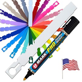 TAGKRAFTERS 7" x 3/4" White with Marker - 150 Pcs - Plastic Plant Tags and Labels - Wrap Around Thermal Plastic - Nursery Garden Tree Labels | Made in The USA |