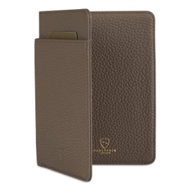 Vaultskin KENSINGTON Passport and Vaccine Card Holder for Travel with RFID Blocking, Leather Card Case Cover for Men and Women