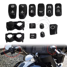 Unbranded Control Switch Housing Button Cap For Harley Electra Glide Ultra Limited FLHTK