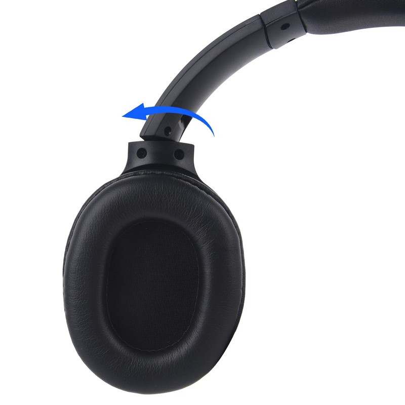 WODASEN Over Ear Single Side Earmuff Noise Cancelling Overhead Headset