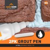 Handy Home Grout Pen with Double-Sided Tip, 14ml, 2-Pack, White
