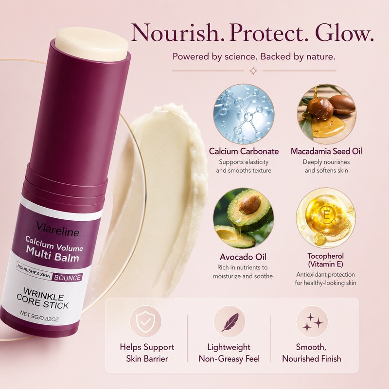 Calcium Multi Balm Stick for Face & Neck – Portable