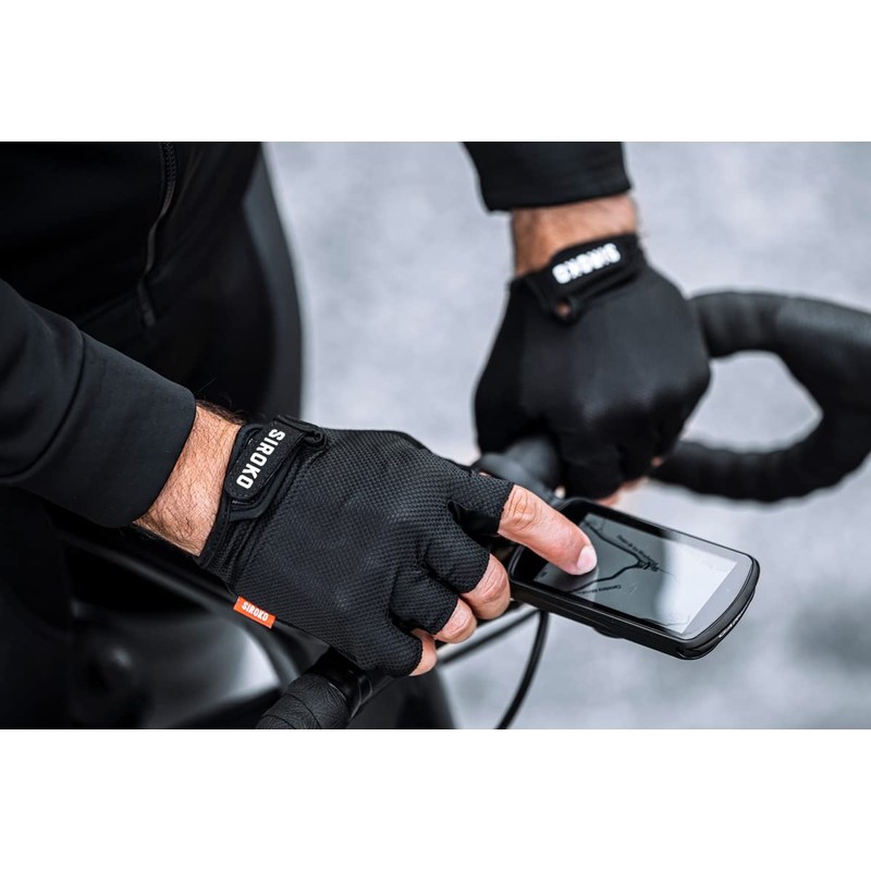 SIROKO Aero Cycling Gloves Black Men and Women
