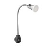 ledscom.de LESCH Socket Lamp Reading Lamp Gooseneck Switch Chrome /