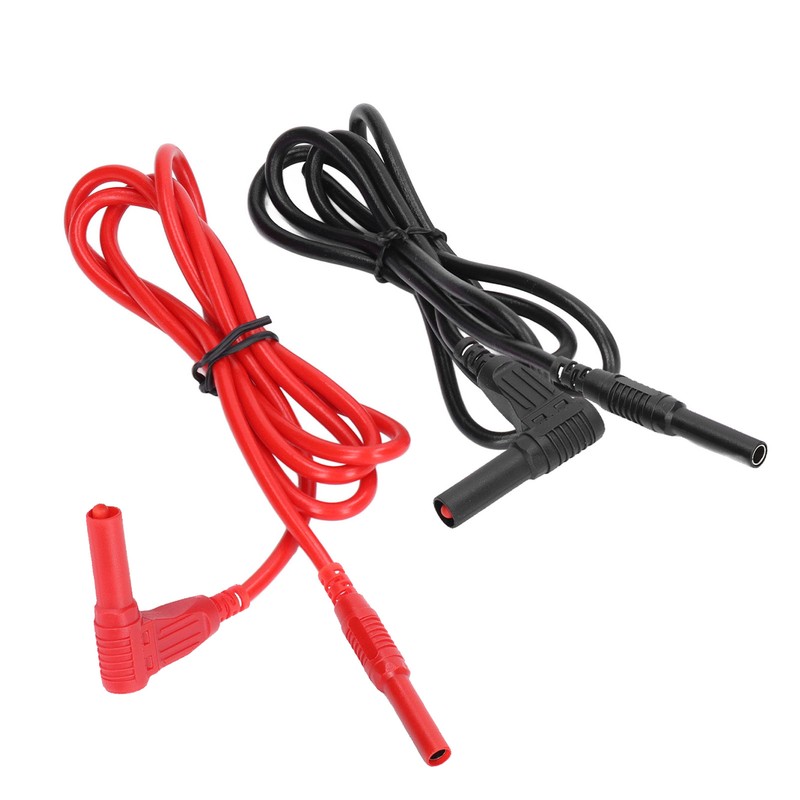 5 Set Banana Plug Test Lead 4mm Right Angle Straight