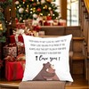 JWVK Long Distance Gifts Pillow Covers 18x18, Inspirational Gifts for