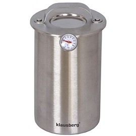 Klaus Berg KB-7283 Ham Cooking Pot Stainless Steel Ham Mould with Thermometer 1.5 kg