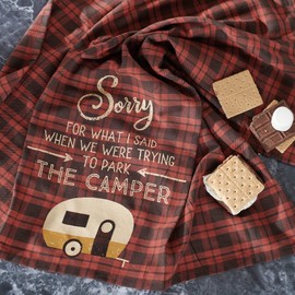 Primitives by Kathy Sorry for What I Said When We were Trying to Park The Camper Decorative Kitchen Towel