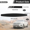 4 Pcs Car Front Rear Bumper Protector Strips, Universal Anti-Collision