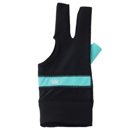Billiard Glove CROWN Crown Glove Left Hand for Right Handed Player, Medium Size (Available in 10 Colors) (Lagoon)