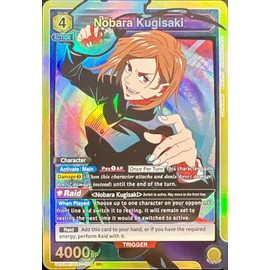 Union Arena TCG Jujutsu Kaisen Nobara Kugisaki Secret Rare Foil Trading Card